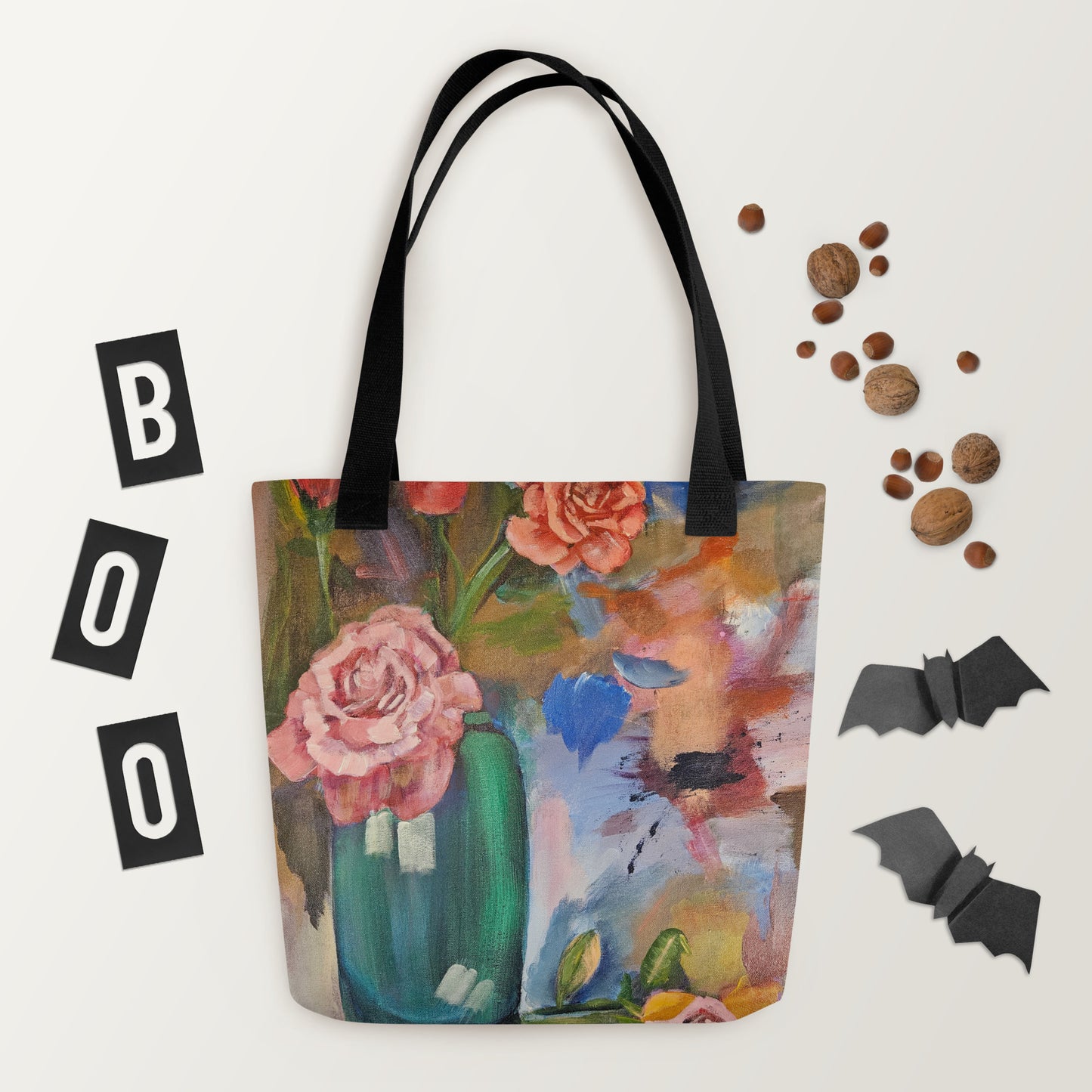 Abstract floral Tote bag